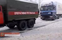 В Одесской области из-за непогоды образовалась четырехкилометровая пробка из 100 грузовиков