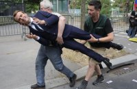 Воскову фігуру Макрона викрали з музею - через "подвійні стандарти" щодо РФ та України