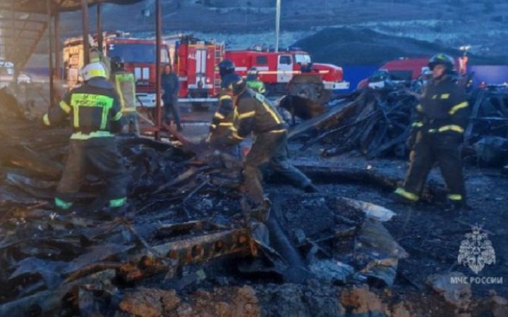 В окупованому Севастополі згоріли побутівки будівельників "Тавриди", вісім загиблих