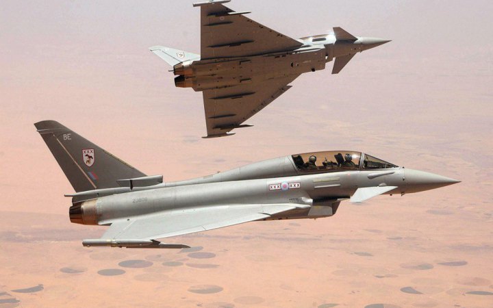 Reuters: британські Typhoon здійснили перше патрулювання повітряного простору Польщі