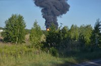 На нефтебазе "БРСМ" под Васильковом произошел новый пожар