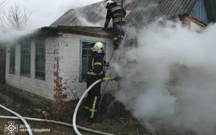 На Чернігівщині у пожежах загинуло двоє чоловіків