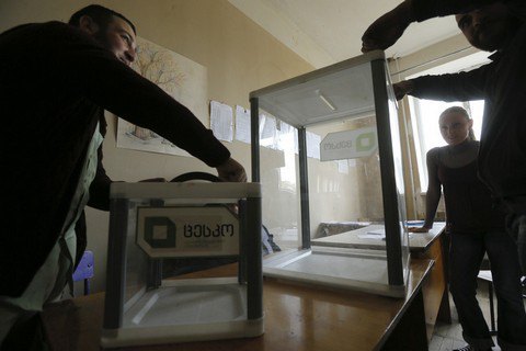 Правящая партия получила более 55% голосов на местных выборах в Грузии