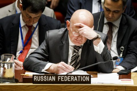 Делегація РФ залишила засідання Радбезу ООН щодо України під приводом зустрічі з генсеком  