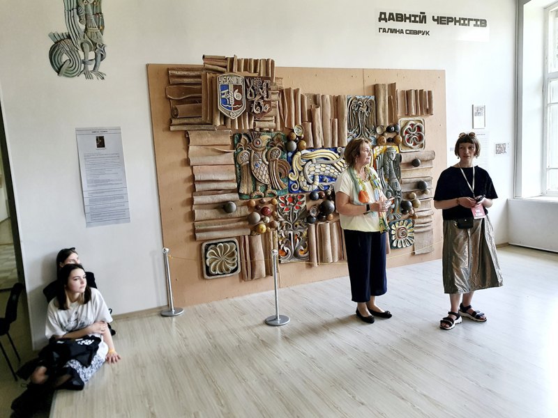 Презентация панно 'Древний Чернигов' в Черниговском художественном музее