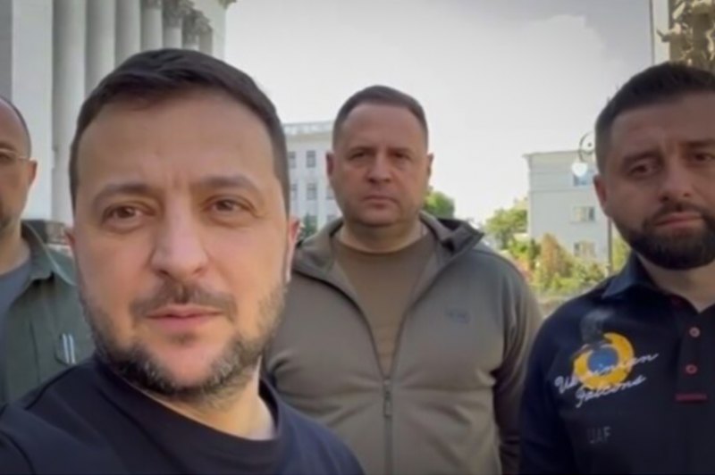 Володимир Зеленський, Андрій Єрмак і Давид Арахамія