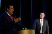Саакашвили поддержал инициативу Кличко о создании правительства народного доверия