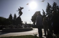 Кличко відкрив фонтан зі скульптурою охоронця Києва – Архистратига Михаїла