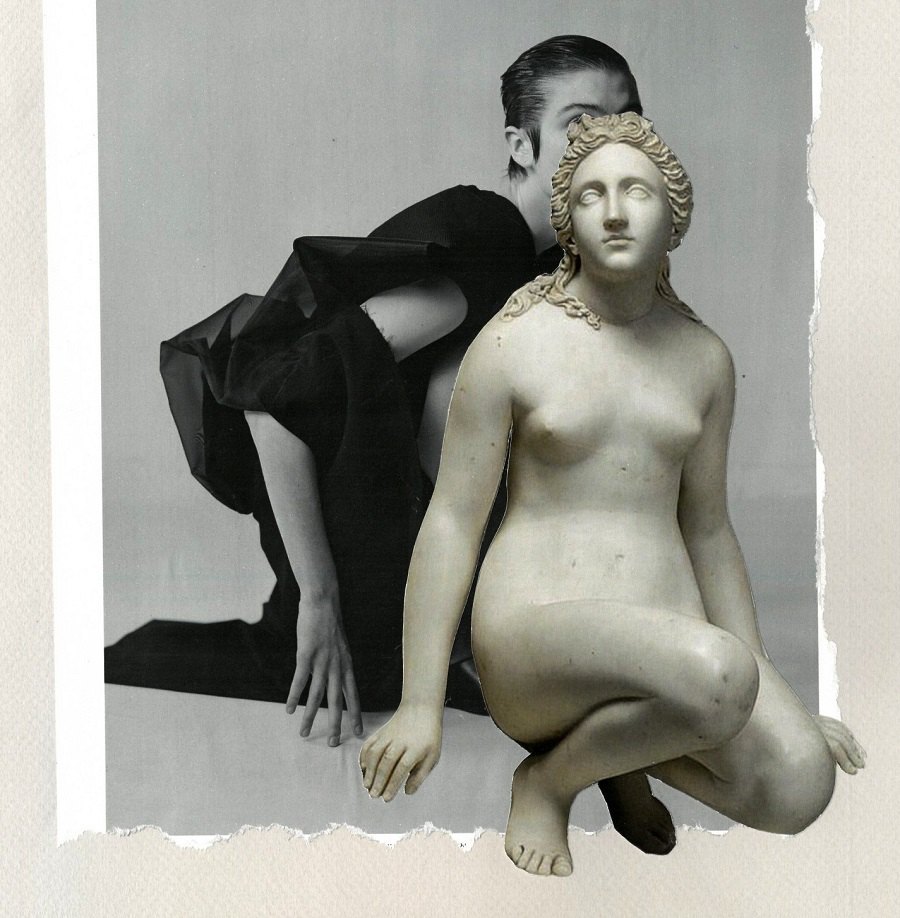 Колаж «Плагіат», Катерина Бондарець, 2024