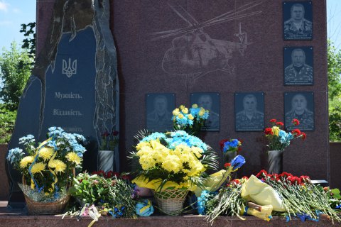 В Славянске открыли памятник погибшему в 2014 году генералу Кульчицкому