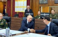 Путін зустрівся з Асадом і російськими військовими в Сирії