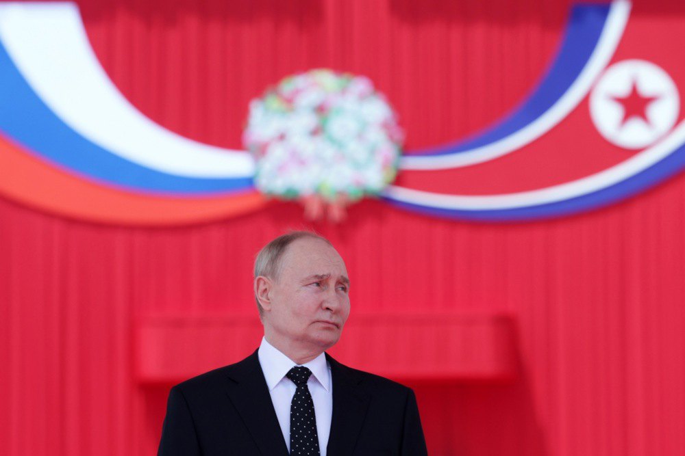Путін на офіційній церемонії зустрічі в Пхеньяні