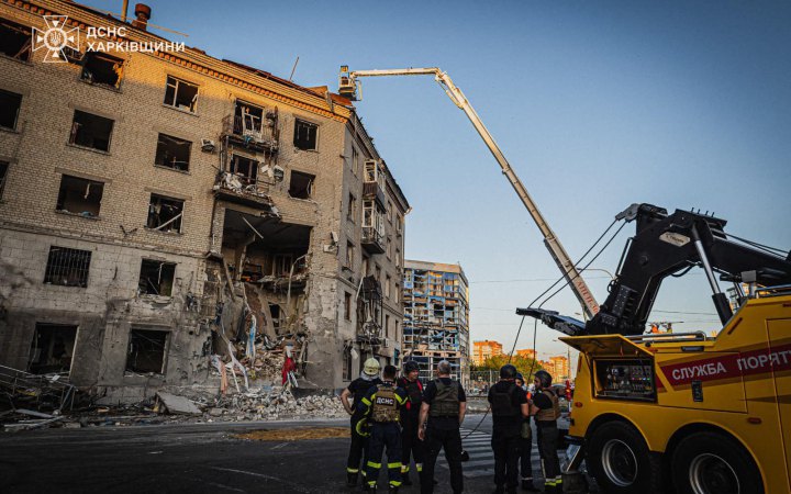 У Харкові завершили рятувальні роботи на місці удару РФ по житловому будинку