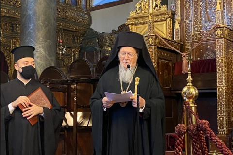 Вселенський патріарх та митрополит Епіфаній очолять літургію в Святій Софії у Києві