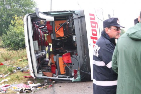 Украинцы не пострадали в аварии туристического автобуса в Румынии