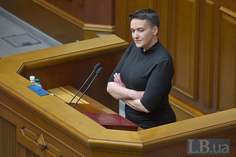 Савченко зарегистрировала первый законопроект после освобождения