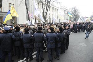 Милиция не пустила житомирских активистов на празднования в Киев