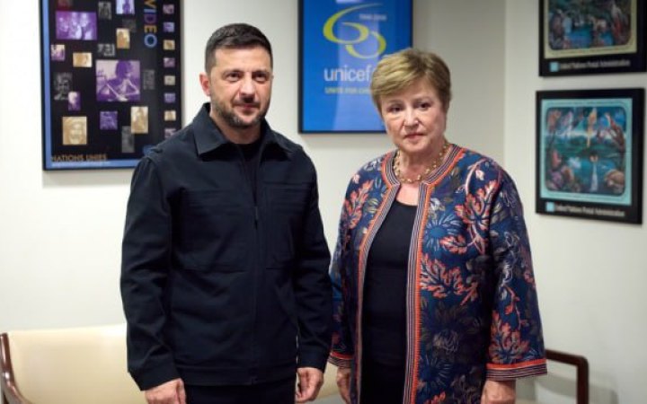 Зеленський обговорив з головою МВФ фінансування України