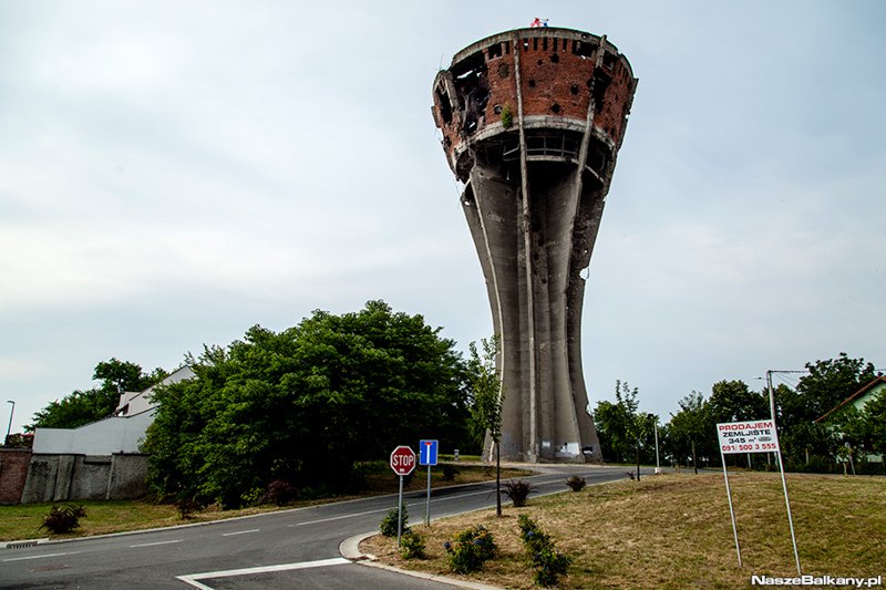 Водонапірна вежа у Вуковарі – символ незламності Хорватії. 