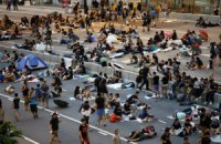 ​В Гонконге продолжаются акции протеста