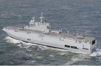 Корабль с российскими экипажами "Мистралей" покинул французский порт