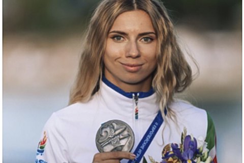 Опальна білоруська спортсменка Тимановська виставила на аукціон срібну медаль Європейських ігор