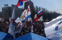 В Харькове и Донецке не стихают сепаратистские митинги