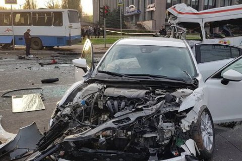Полиция задержала водителя Mazda - учасника ДТП в Кривом Роге