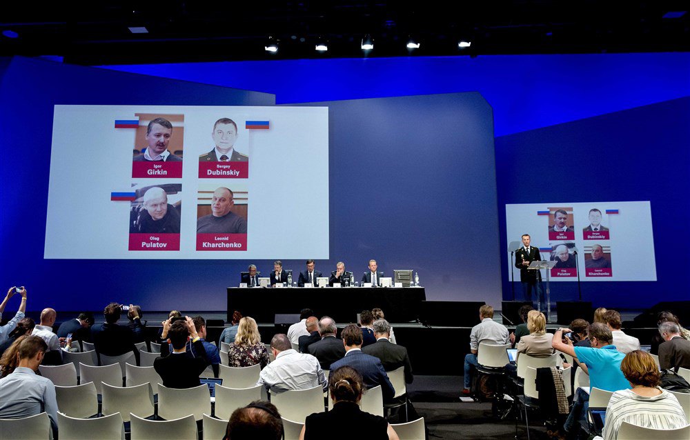 Під час пресконференції Спільної слідчої групи JIT щодо розслідування катастрофи MH17 Malaysia Airlines, Ньювегейн, Нідерланди, 19 червня 2019 року.