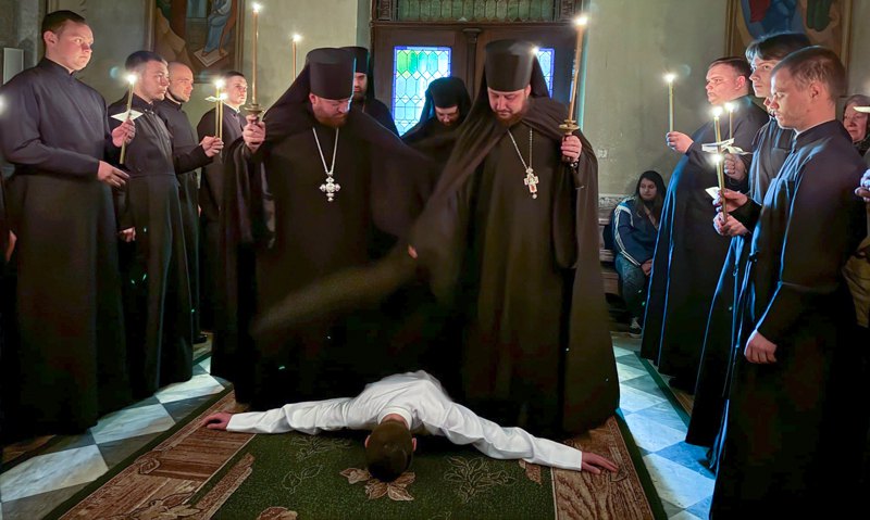 Чернечий постриг у львівському Іоано-Золотоустівському монастирі ПЦУ.
