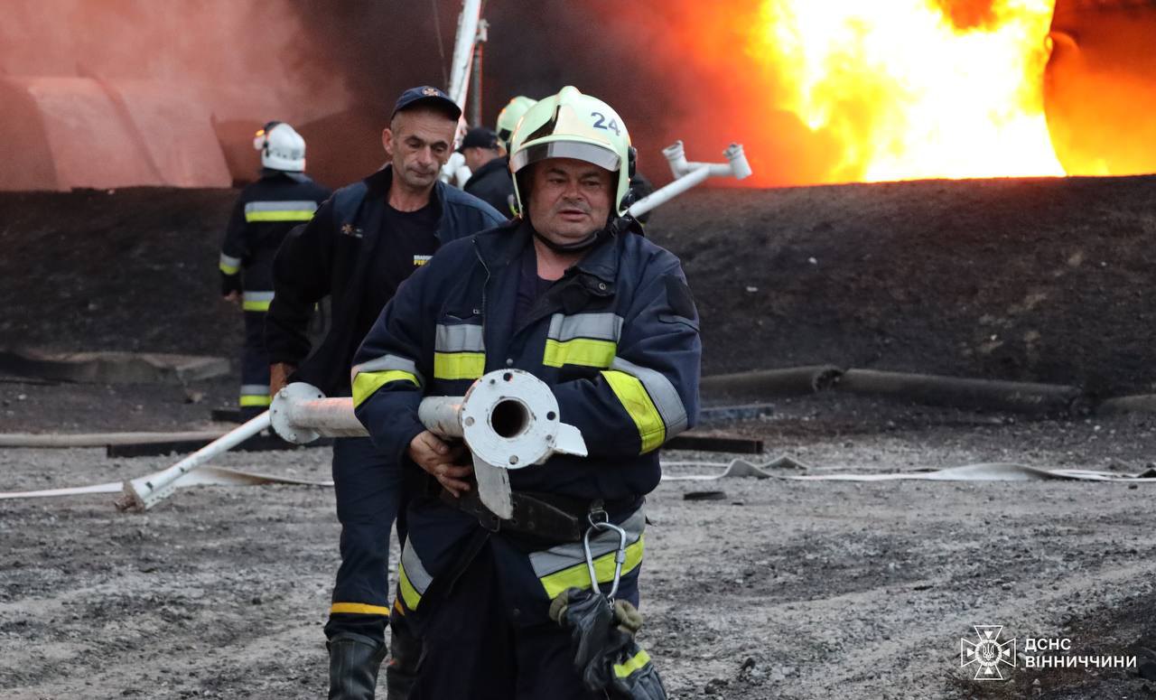 Ліквідація пожежі на Вінничині