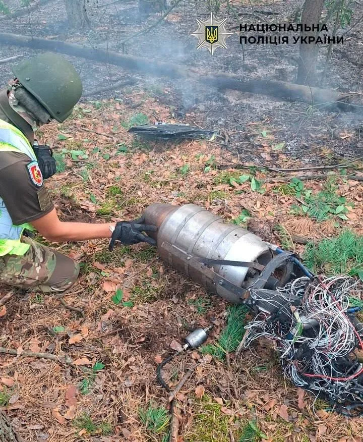 26 серпня 2026 року вибухотехніки вилучили уламки дрона "Герань-4" у Голосіївському районі Києва