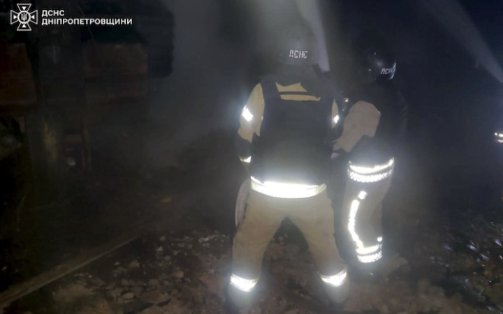Уночі Росія била по трьох районах Дніпропетровської області. Пошкоджена інфраструктура (оновлено) 