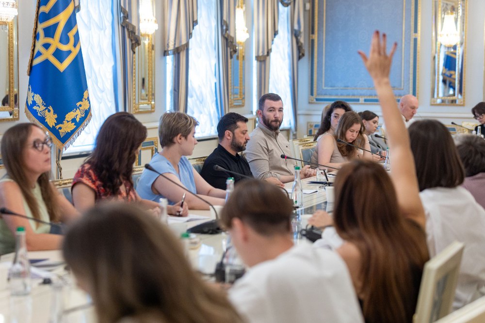 Зустріч Володимира Зеленського зі ЗМІ