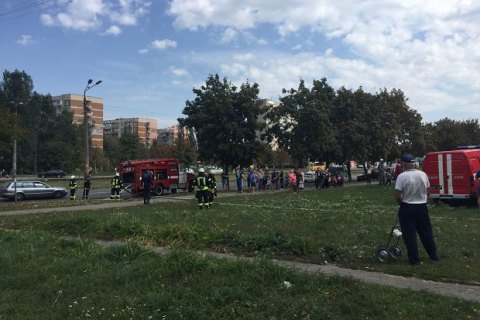 В Киеве во время пожара в девятиэтажке погиб ребенок
