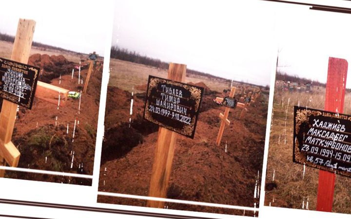 Під Луганськом виявили 42 поховання вагнерівців-зеків 