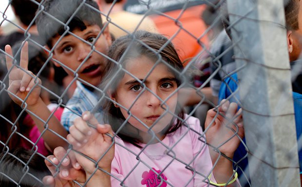 Сирийские дети-беженцы
