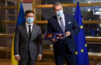 Зеленский наградил вице-президента Еврокомиссии орденом Ярослава Мудрого II степени