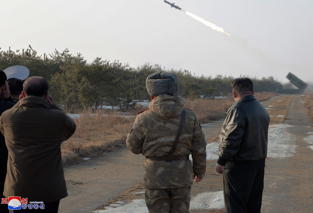 Північна Корея провела випробування нової протикорабельної ракети Padasuri-6, 15 лютого 2024 року