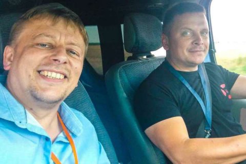 Затримані в Білорусі волонтери Реуцький та Васильєв повернулися в Україну