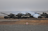 Российская армия провела танковые учения с боевыми стрельбами у границ Украины