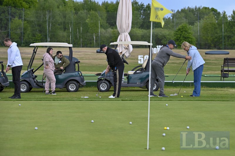 Тренування ветеранів перед зоною грін