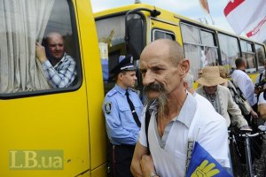 Милиция не выпускает автобусы на Киев из Чернигова