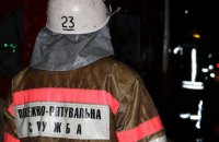 Ночью в Киеве произошел пожар в жилой 9-этажке