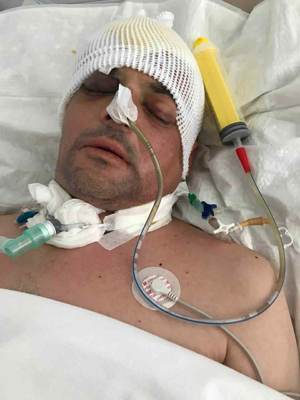 Роман Сопін в лікарні