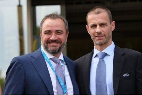 Президент УЕФА официально поблагодарил Андрея Павелко за финал Лиги Чемпионов