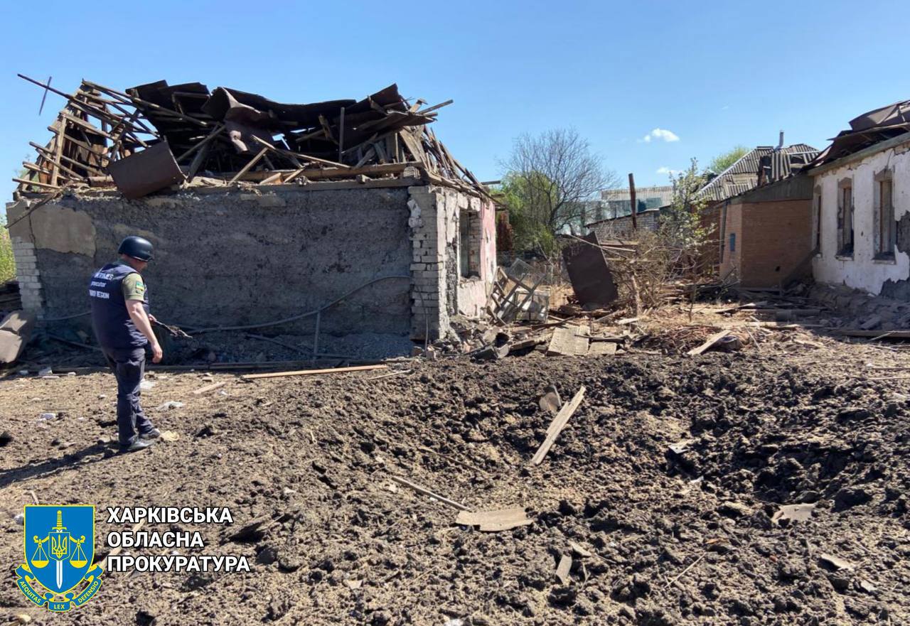 наслідки російського обстрілу Куп'янська 22 квітня 2025 року