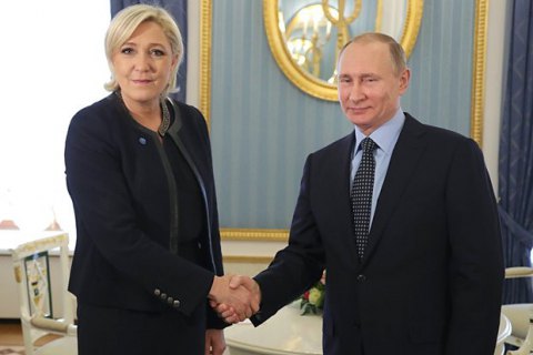 Марін Ле Пен закликала Путіна об'єднати зусилля в боротьбі з тероризмом