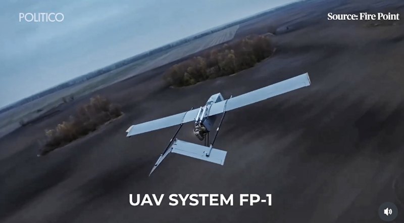 Далекобійний дрон українського виробництва <i>FP-1</i> 