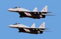 Российский истребитель МиГ-29 разбился в Подмосковье